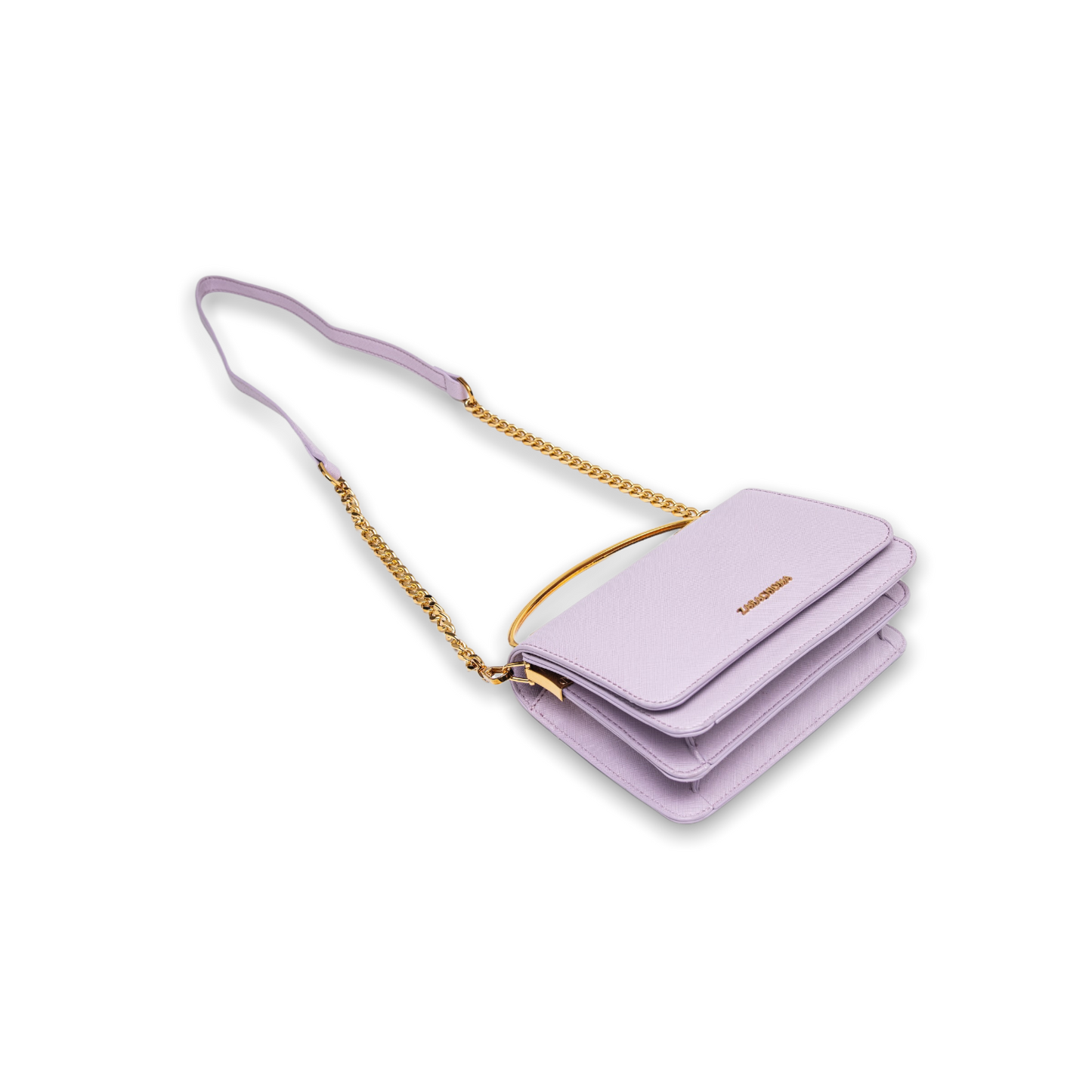 Winnie Mini Front Flap Top Handle bag in Lilac