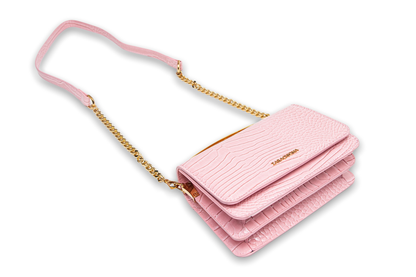 Winnie Mini Front Flap Top Handle bag in Bubble Gum Pink