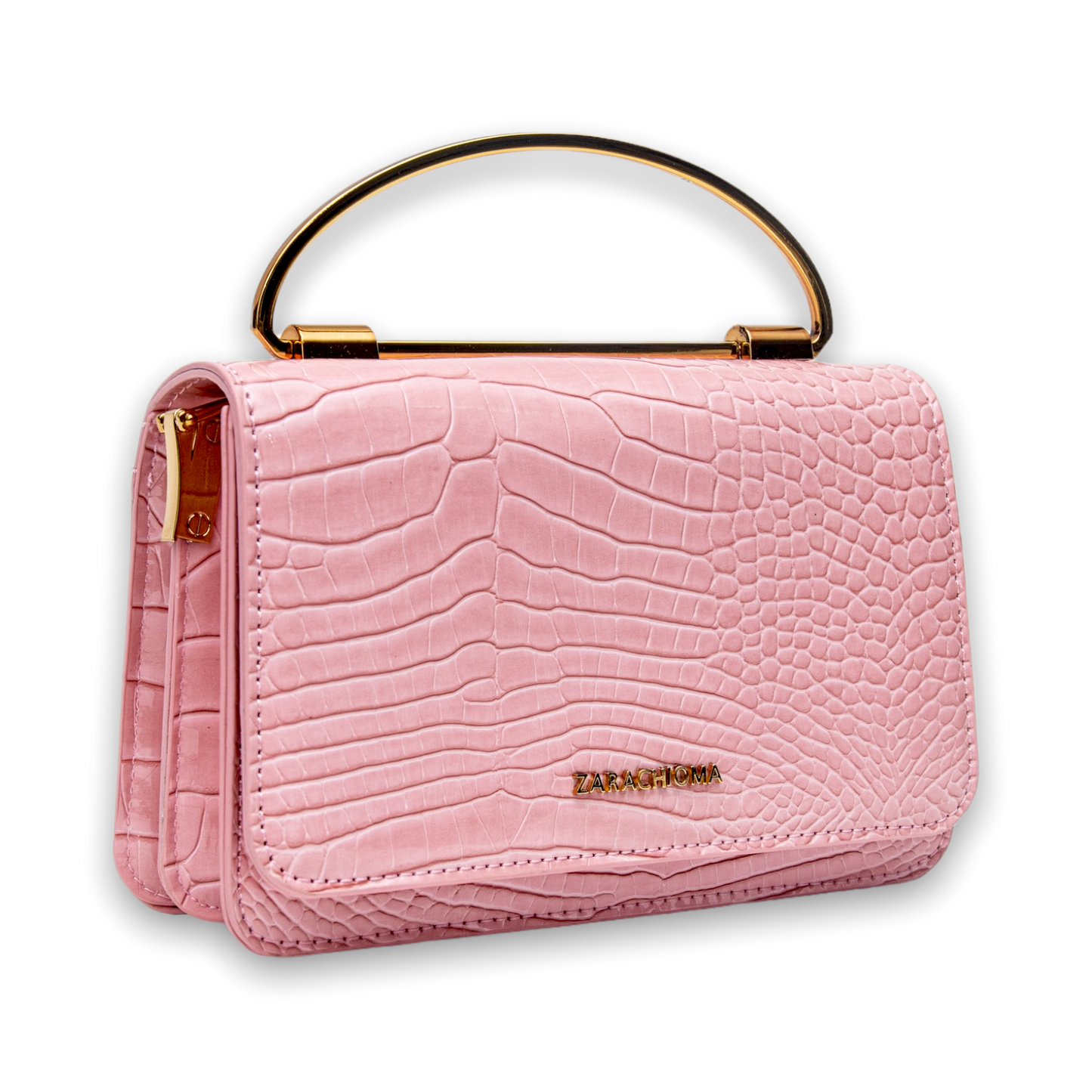 Winnie Mini Front Flap Top Handle bag in Bubble Gum Pink