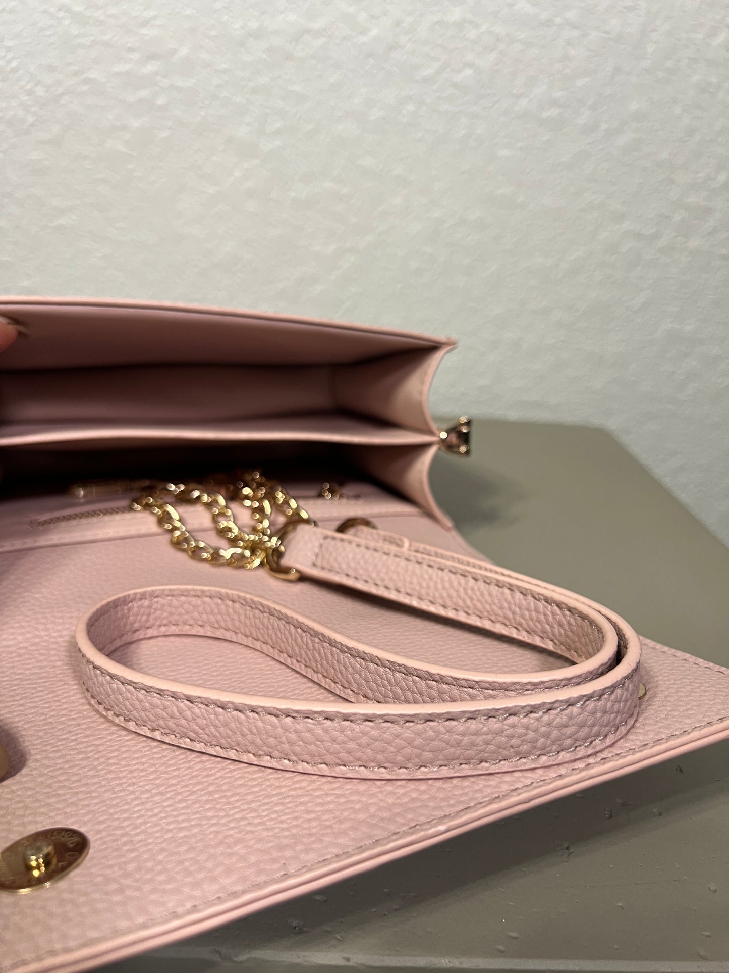 SAMPLE SALE Winnie Mini Front Flap Top Handle bag in Mauve Pink